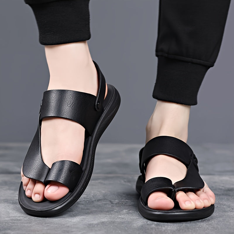 BS Orthopedische Zwarte Casual Sandalen - Lucas