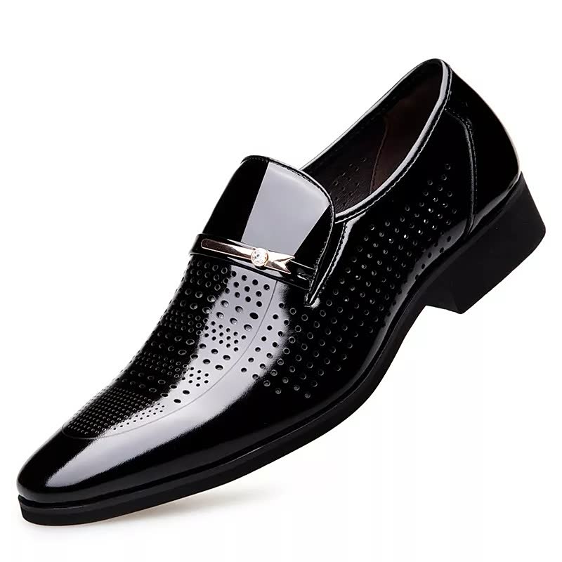 BS Orthopedische Elegante Zwarte Herenschoenen - Pieter