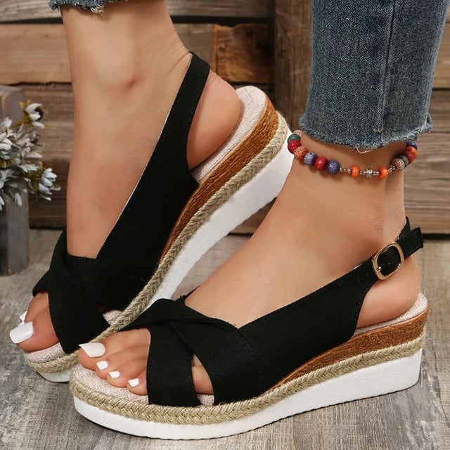 BS Wedge Slide | Stevige sandalen met sleehak voor dames