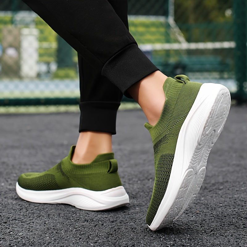 BS Orthopedische Ademende Groene Slip-Ons - Thomas