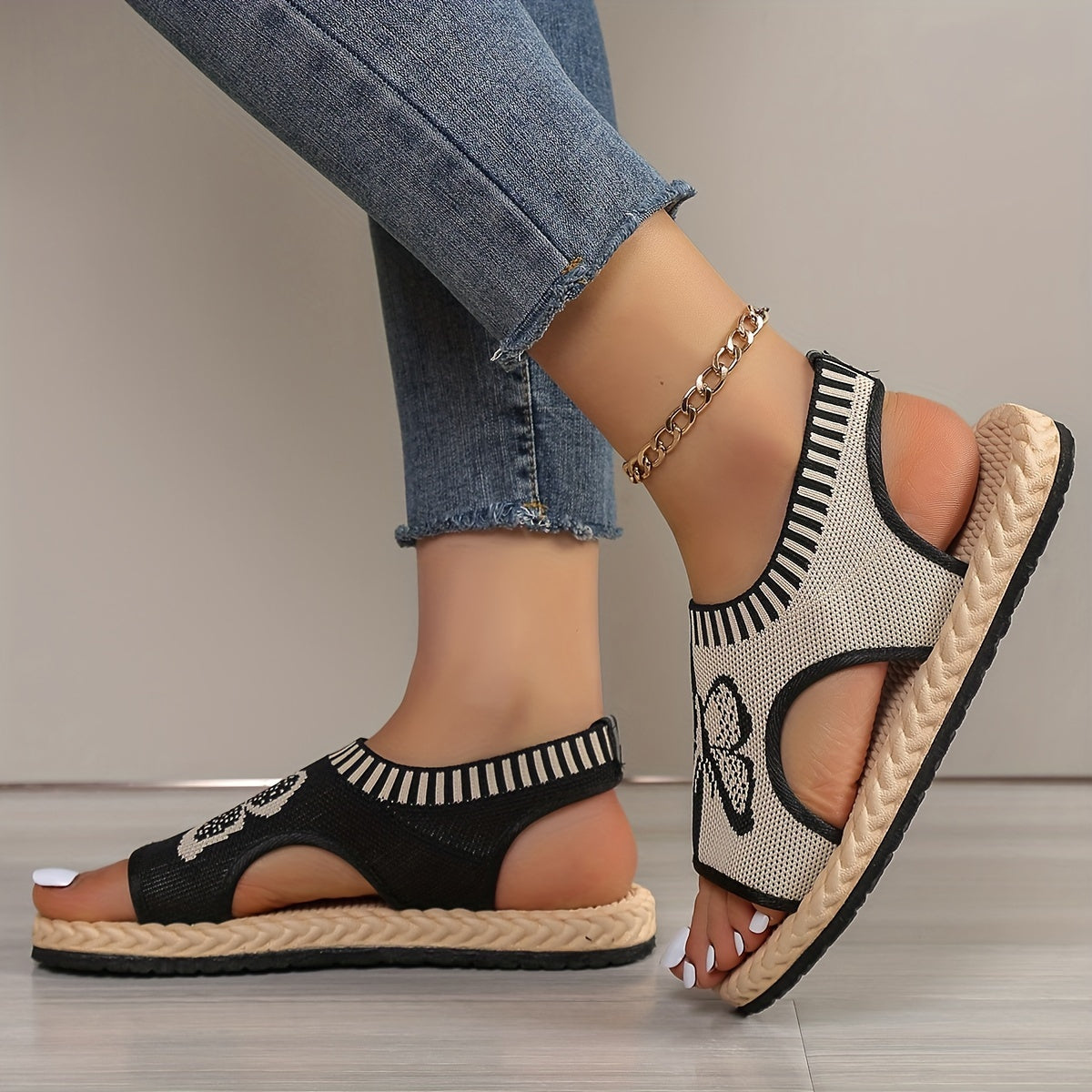 BS Orthopedische Zwarte Sandalen - Anita