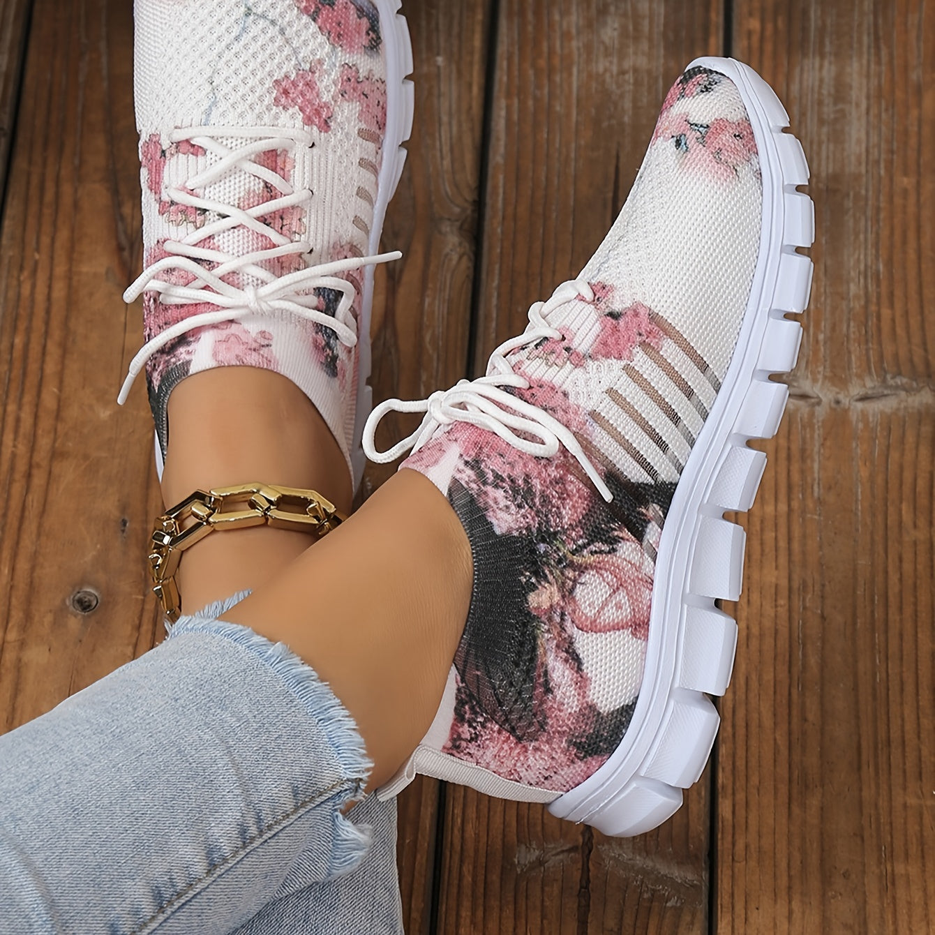 BS Orthopedic Bloemen Sneakers - Yvonne