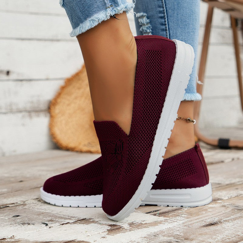 BS Slip-On | Relaxte ademende slip-on schoenen van mesh voor dames