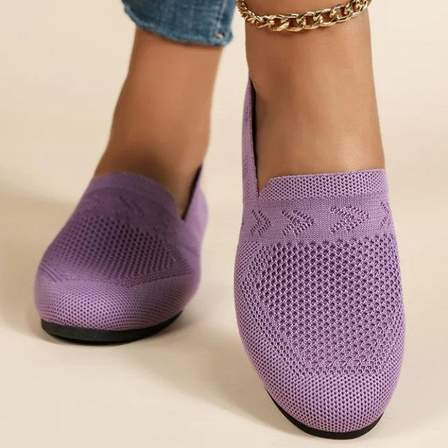 BS Slide-In Air | Luchtige lage instap sneakers van mesh voor dames