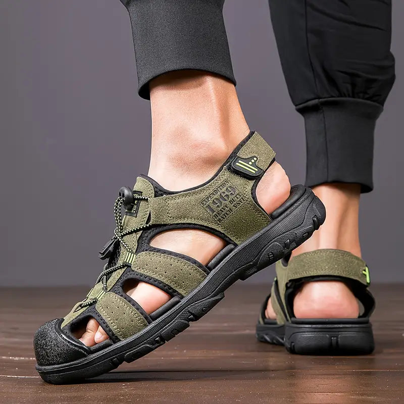 BS Outdoor Sandaal | Ademende outdoor sandalen met trekkoord voor heren