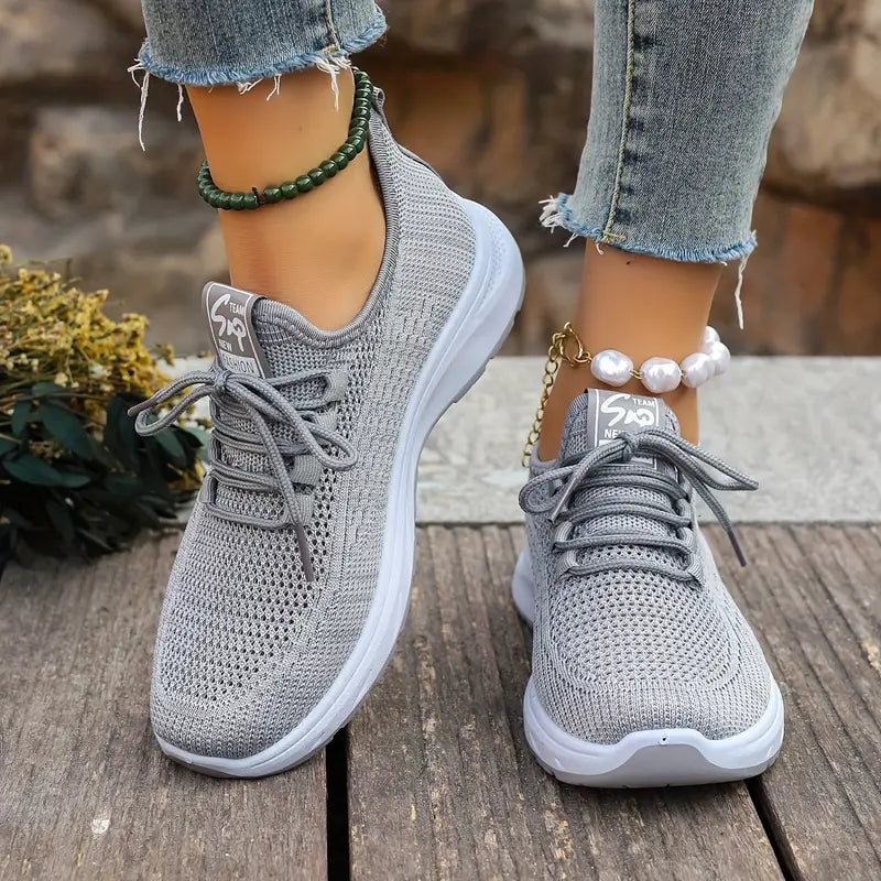 BS Sport Knit | Ademende geweven sneakers met ergonomische zool voor dames