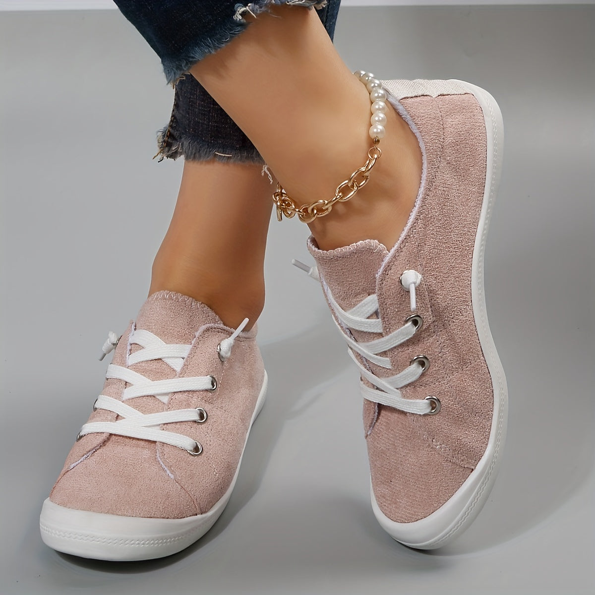 BS Orthopedische Beige Sneakers - Laura