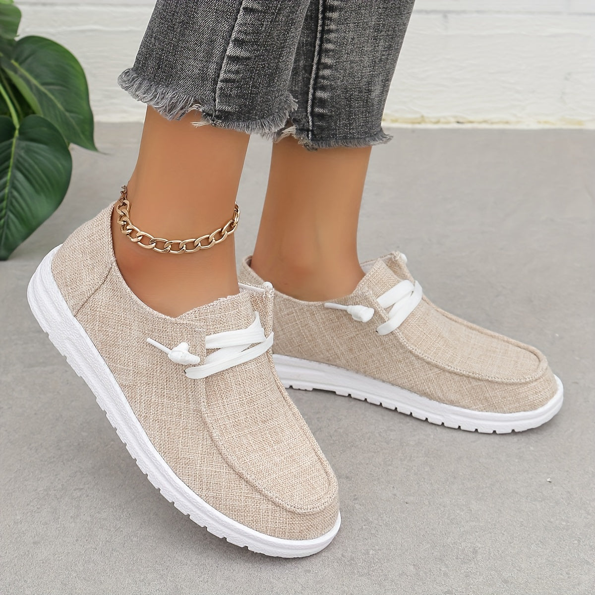 BS Orthopedische Beige Loafers - Julia