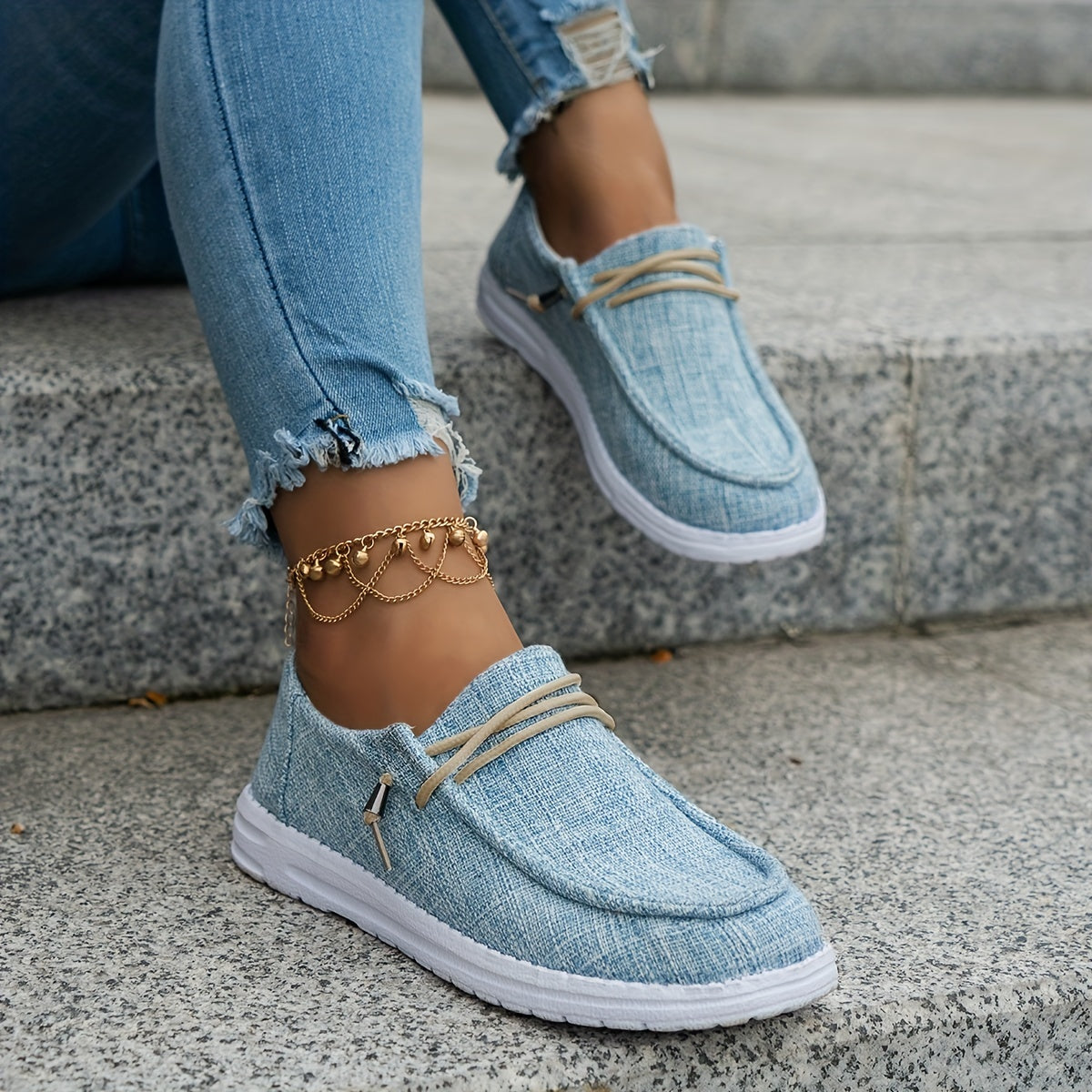 BS Orthopedische Denim Loafers - Mia