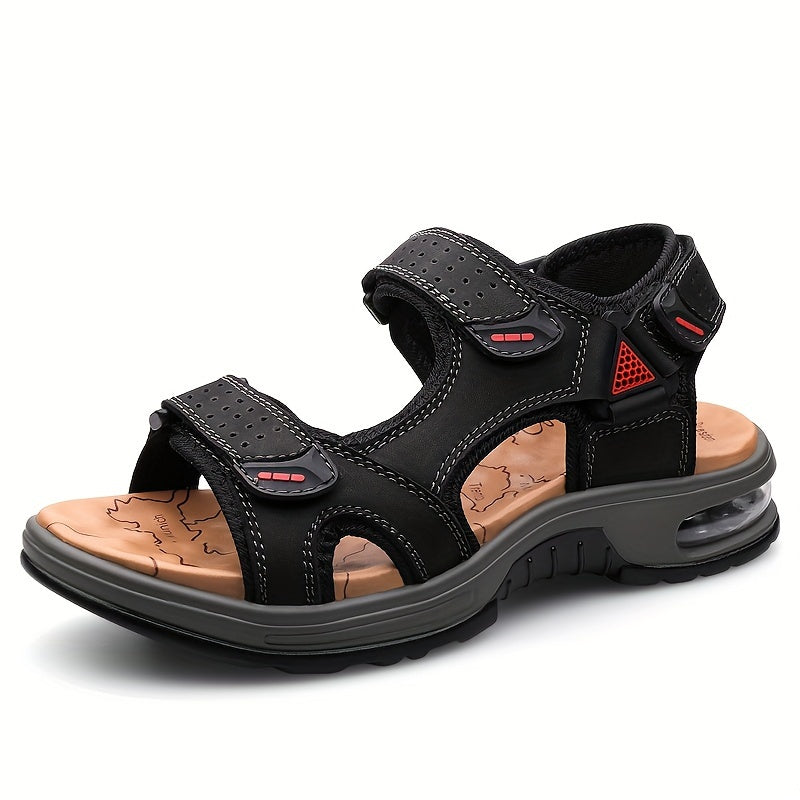 BS Orthopedische Zwarte Herensandalen - Tom