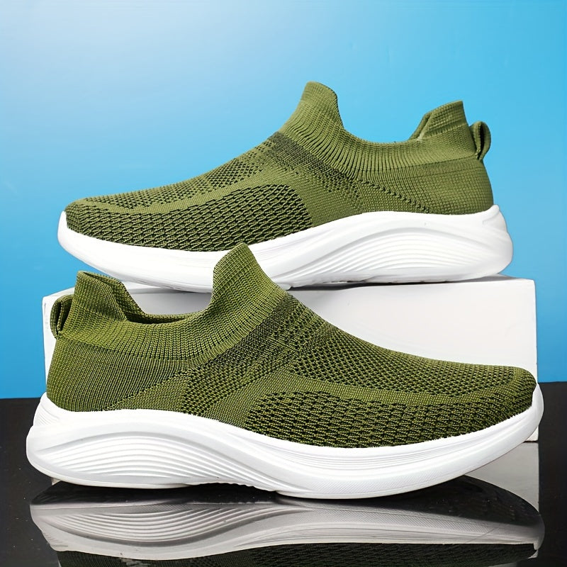 BS Orthopedische Ademende Groene Slip-Ons - Thomas