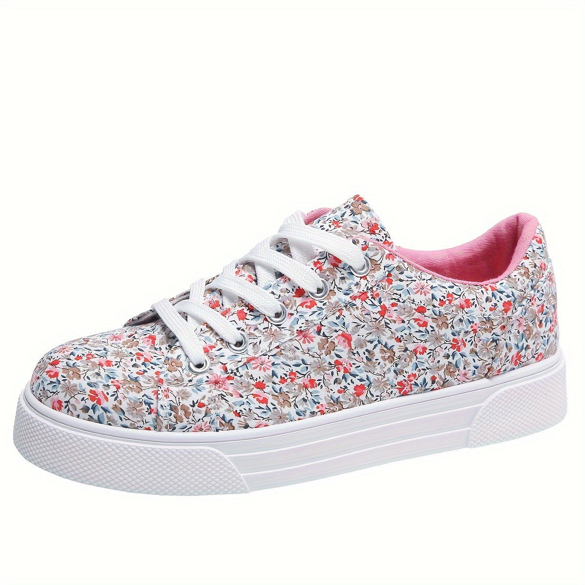 BS Orthopedische Bloemenprint Sneakers - Mia