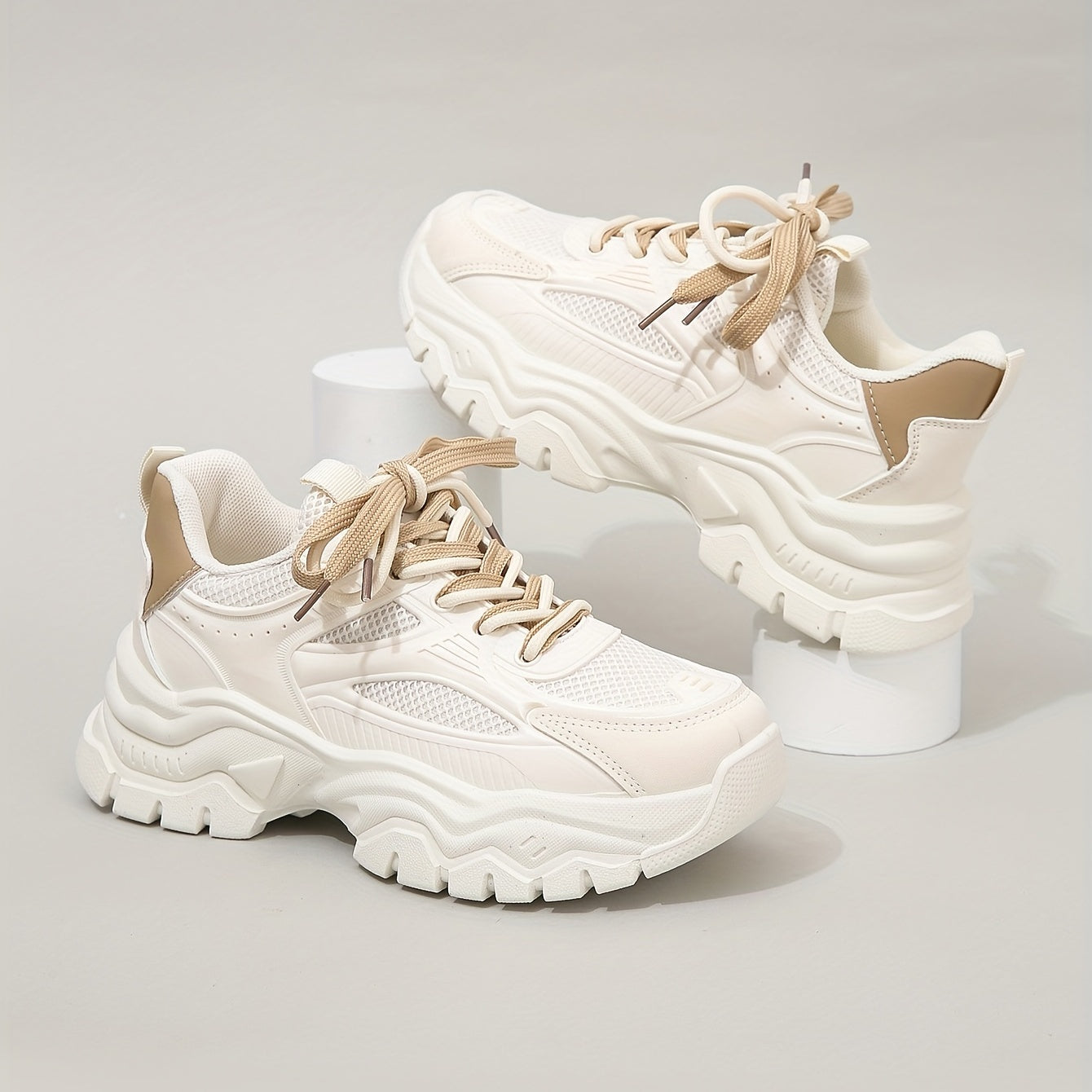 BS Orthopedische Beige Sneakers - Julia