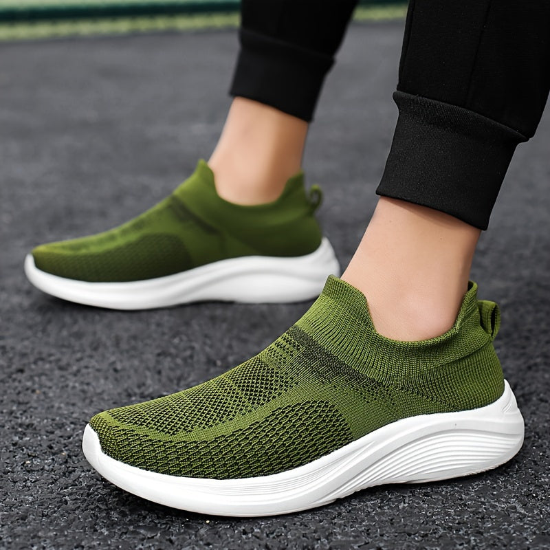 BS Orthopedische Ademende Groene Slip-Ons - Thomas