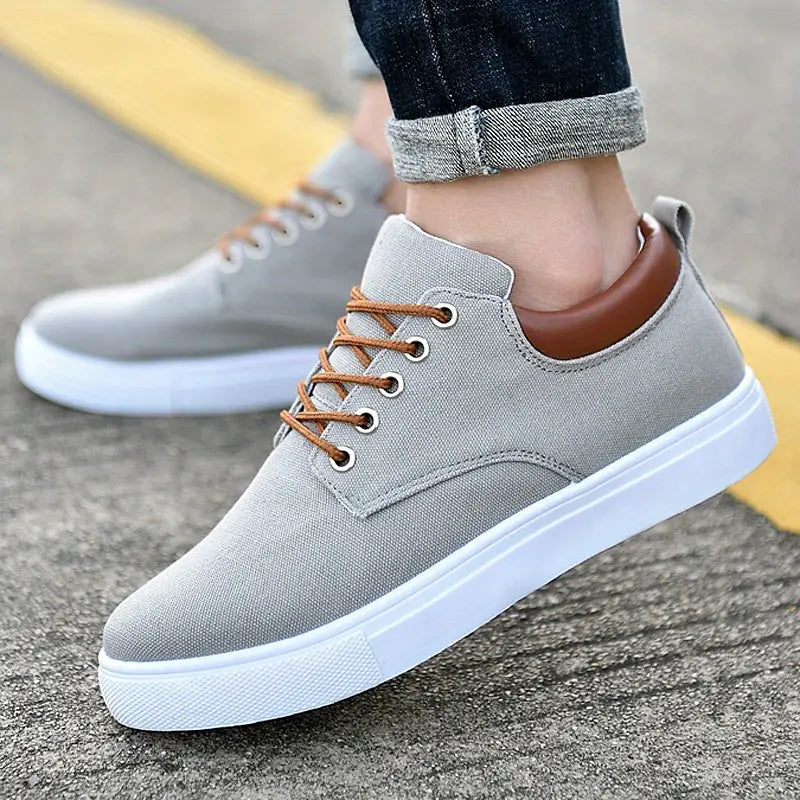 BS Casual Fabric | Alledaagse stoffen lente sneaker met veters voor heren