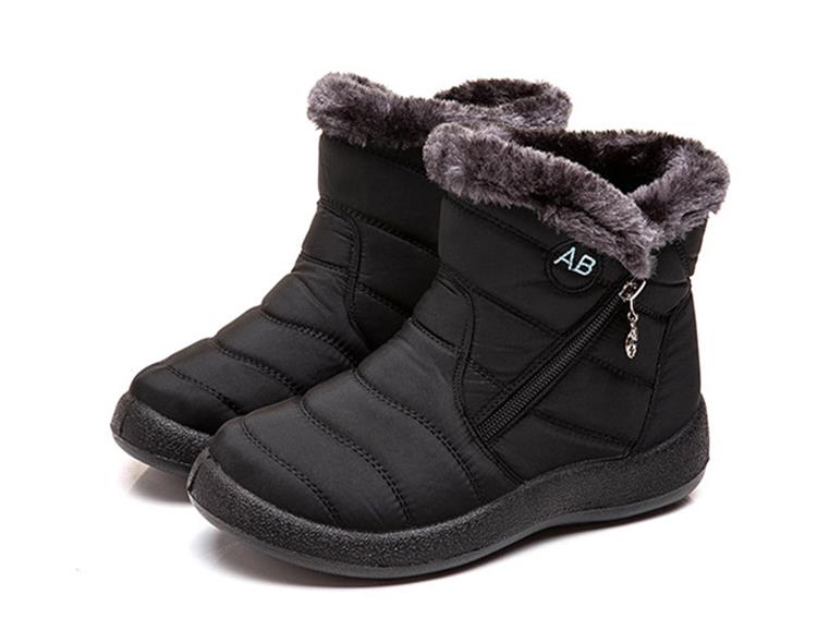 BS Snow Walk | Luxe warm gevoerde snowboots voor dames met rits