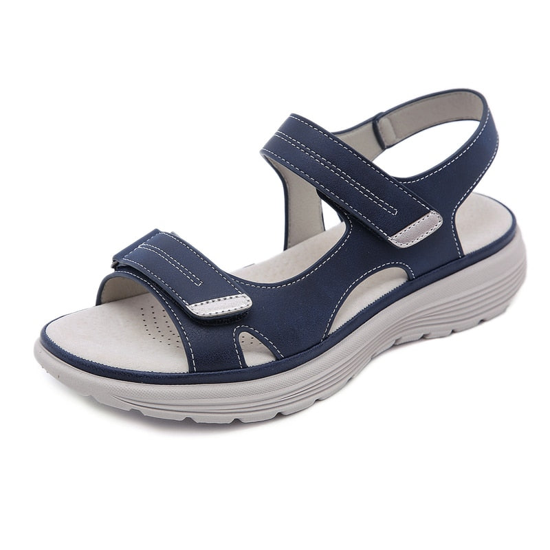 BS Orthopedische Zwarte Sandalen Comfort - Anna