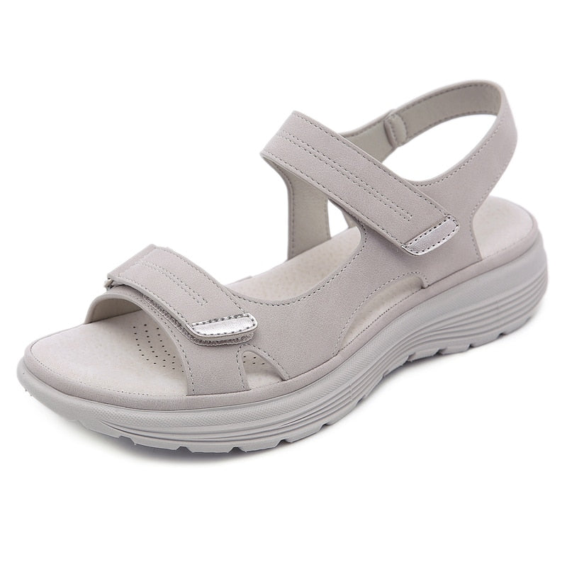 BS Orthopedische Zwarte Sandalen Comfort - Anna