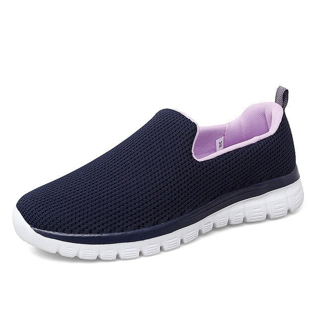 BS Slip-On Mesh | Ademende mesh sneakers zonder veters voor dames