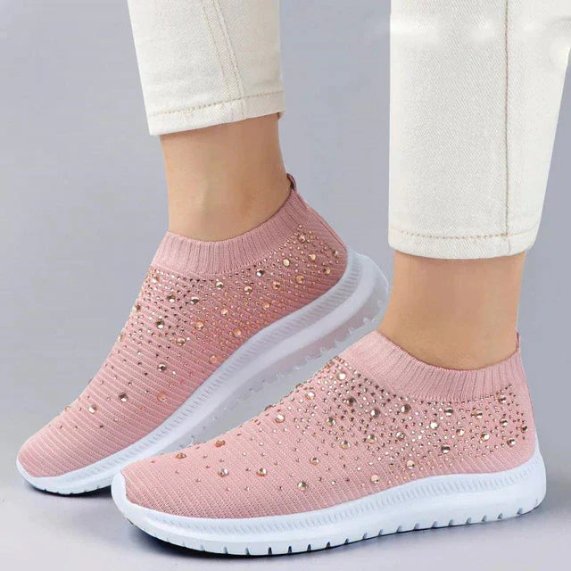 BS Bling Sneaker | Vrouwen sneaker zonder verters en dempende zool