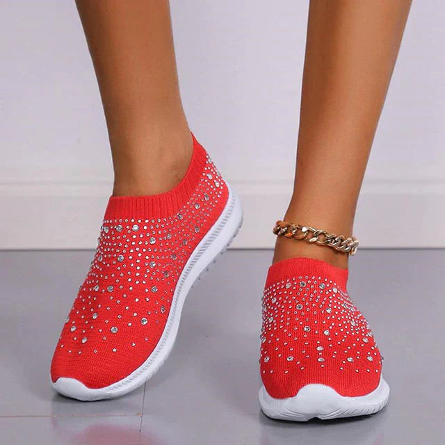 BS Bling Sneaker | Vrouwen sneaker zonder verters en dempende zool