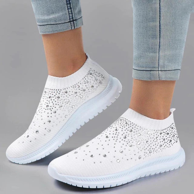 BS Bling Sneaker | Vrouwen sneaker zonder verters en dempende zool