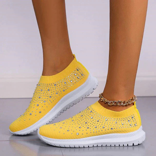 BS Bling Sneaker | Vrouwen sneaker zonder verters en dempende zool