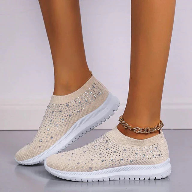 BS Bling Sneaker | Vrouwen sneaker zonder verters en dempende zool