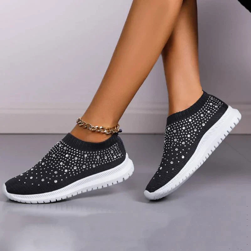 BS Bling Sneaker | Vrouwen sneaker zonder verters en dempende zool