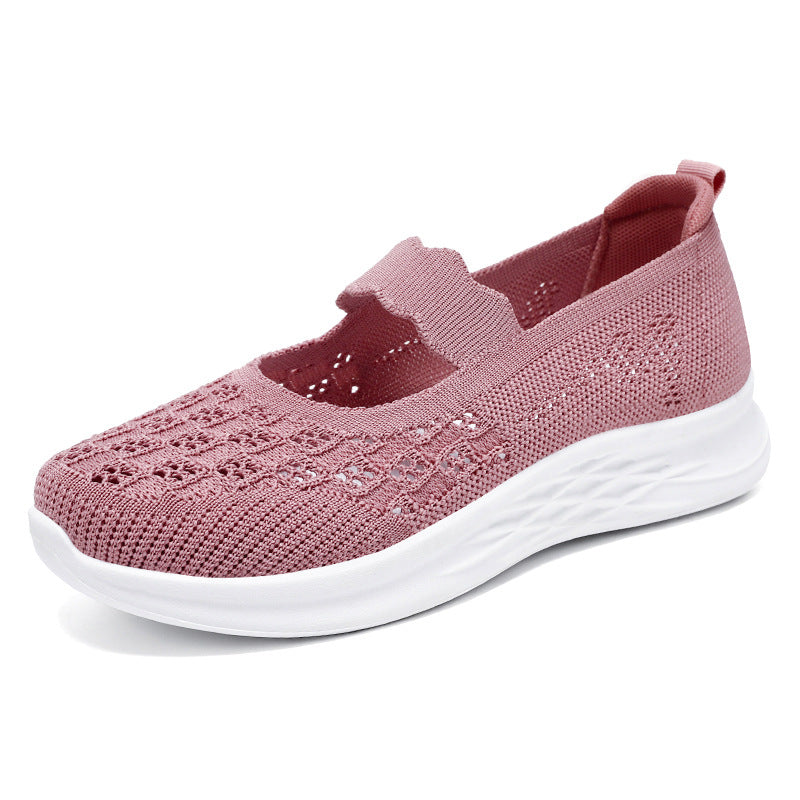 BS Emma - Orthopedische Zwarte Mesh Sneakers