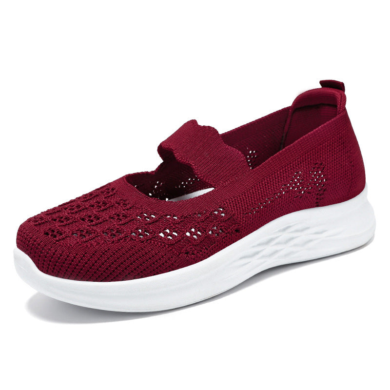 BS Emma - Orthopedische Zwarte Mesh Sneakers