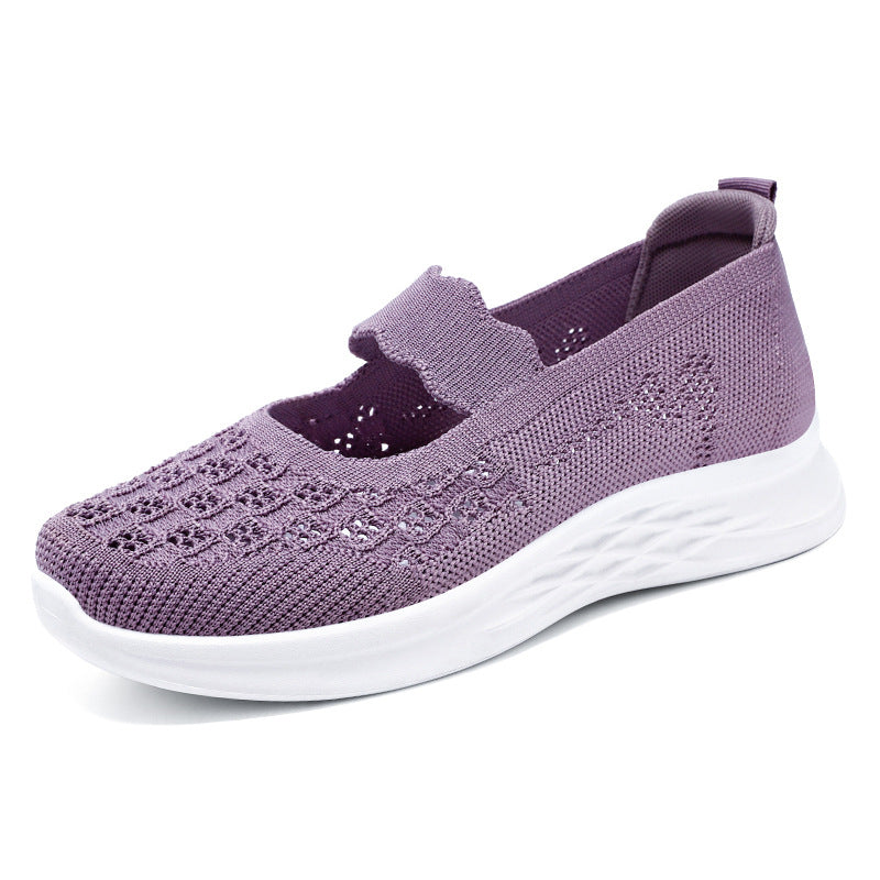 BS Emma - Orthopedische Zwarte Mesh Sneakers