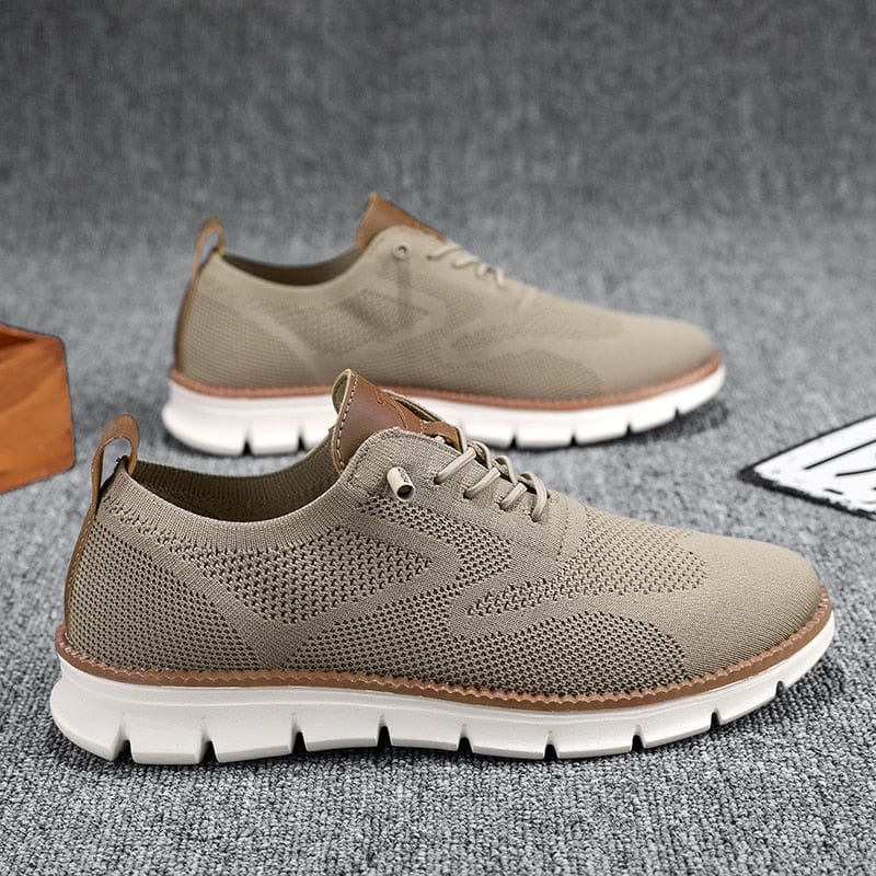 BS Orthopedische lichtgewicht sneakers in Khaki - Tom