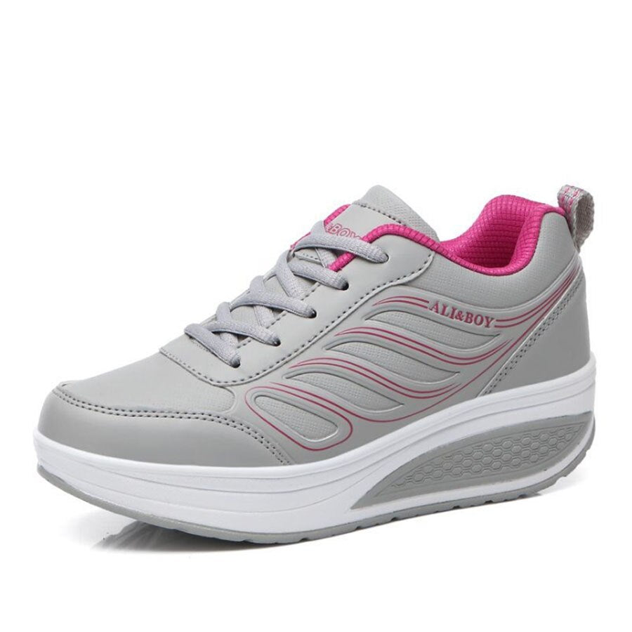 BS Emma - Grijze Sportieve Sneakers