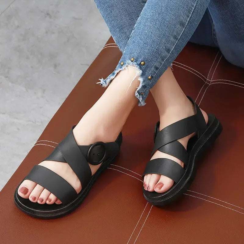 BS Orthopedische Witte Comfort Sandalen - Eva