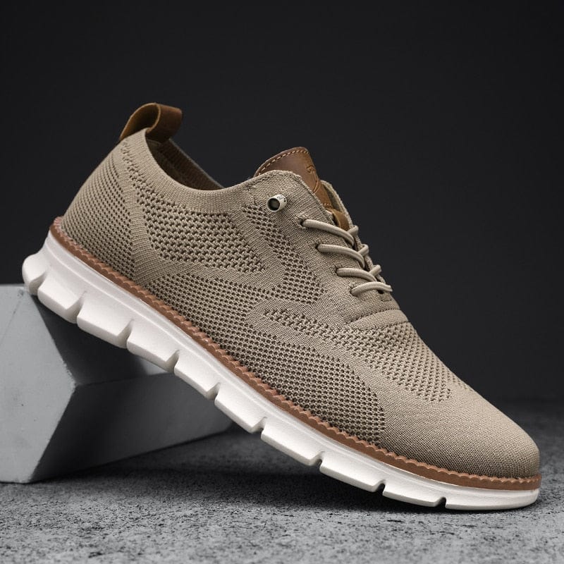 BS Orthopedische lichtgewicht sneakers in Khaki - Tom