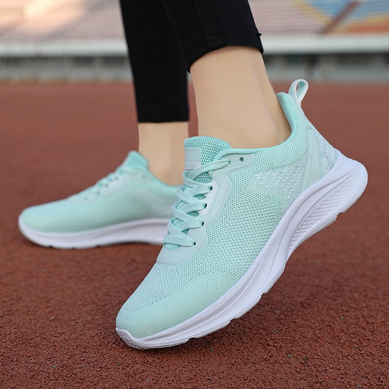 BS Lara - Orthopedische Luchtige Mint Sneakers