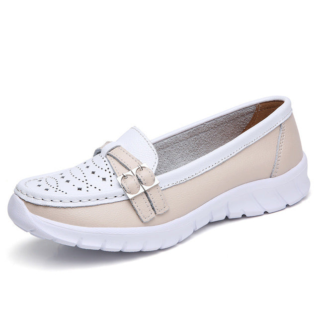 BS Dames Loafer | Comfortabele dames loafer met riem detail