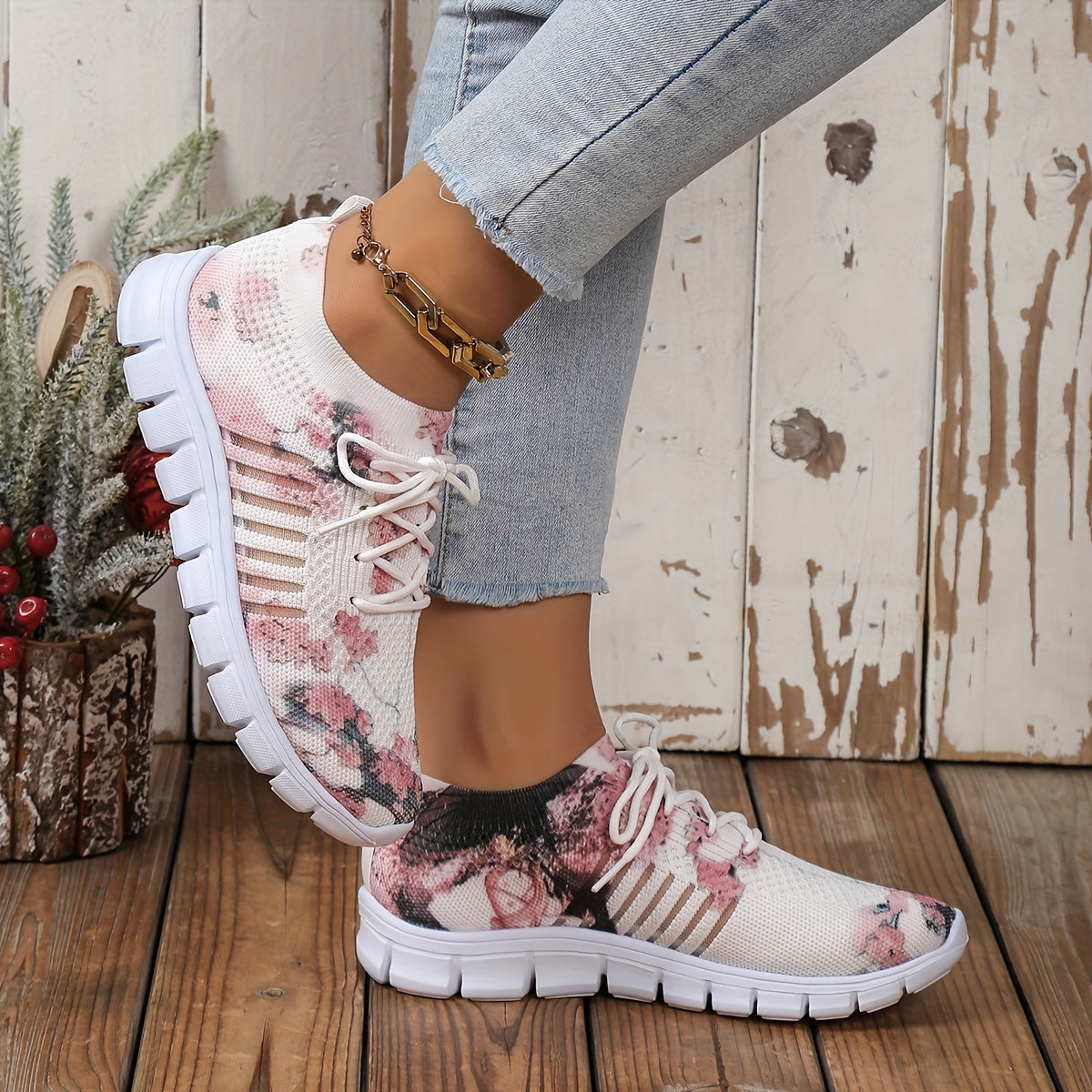 BS Orthopedic Bloemen Sneakers - Yvonne