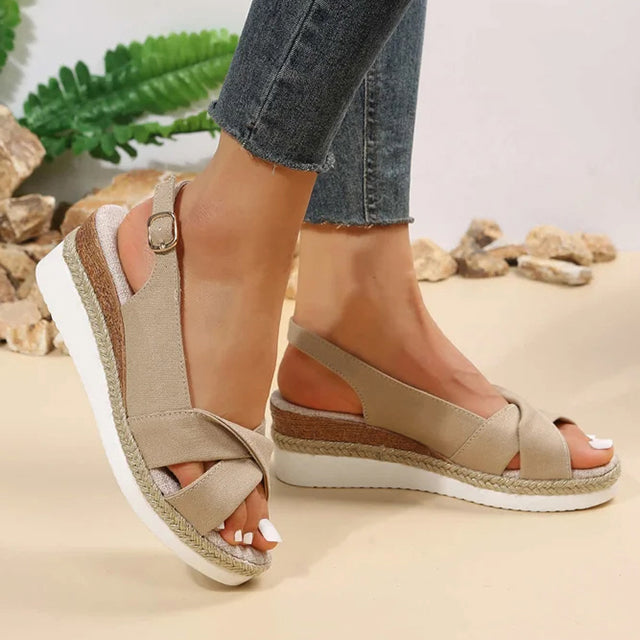 BS Wedge Slide | Stevige sandalen met sleehak voor dames