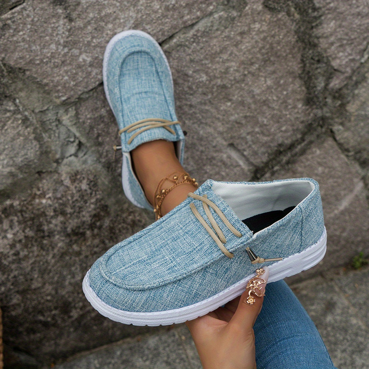 BS Orthopedische Denim Loafers - Mia