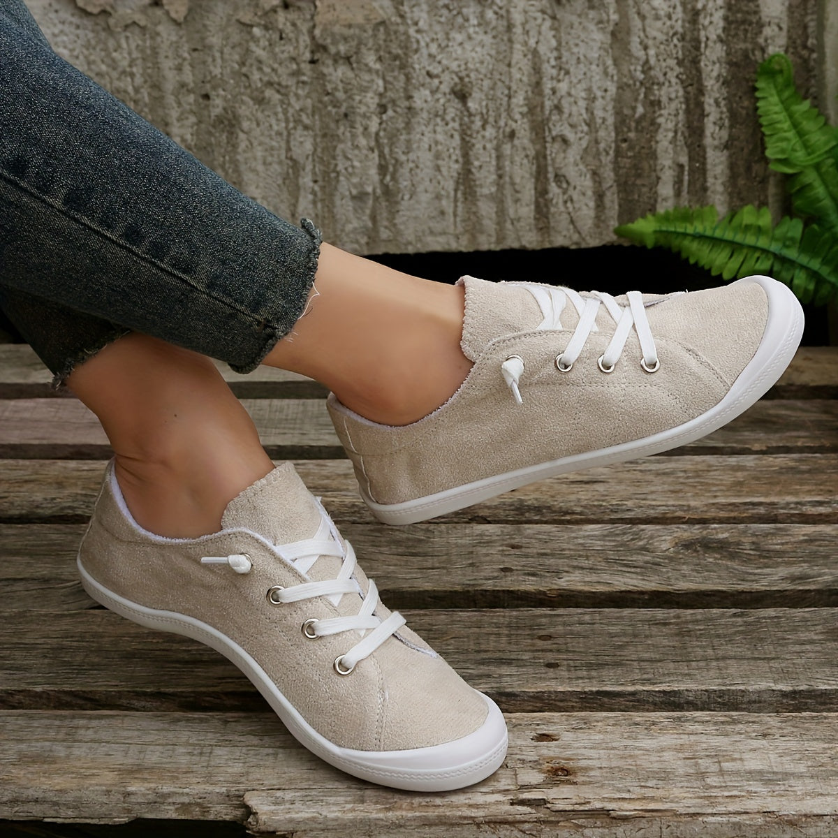 BS Orthopedische Beige Sneakers - Laura