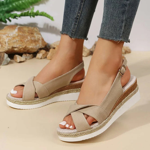 BS Wedge Slide | Stevige sandalen met sleehak voor dames