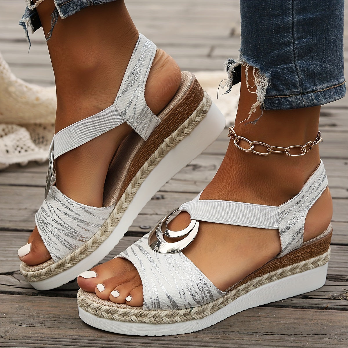 BS Orthopedische Zwarte Sandalen met Accenten - Bianca