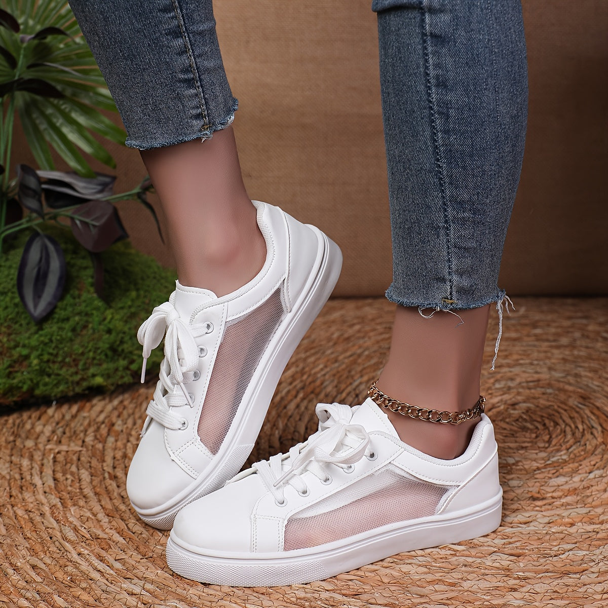 BS Orthopedic White Sneakers - Julia