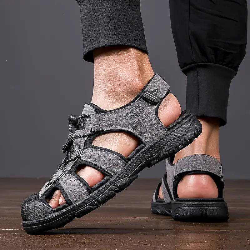 BS Outdoor Sandaal | Ademende outdoor sandalen met trekkoord voor heren