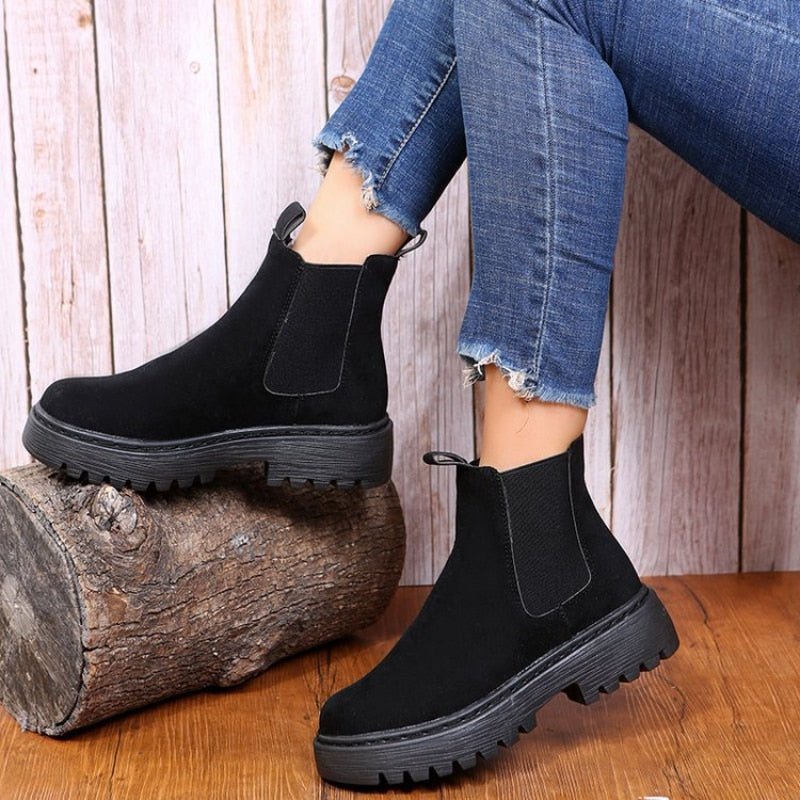 BS Slip-On Winter | Orthopedische vrouwen winterlaars zonder veters