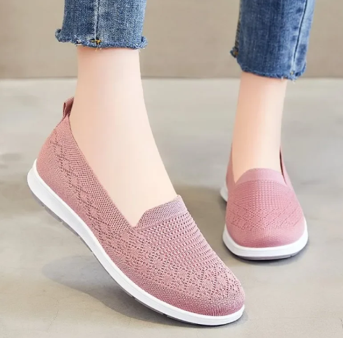 BS Knit Slide | Ademende instap sneaker met ergonomische zool voor dames