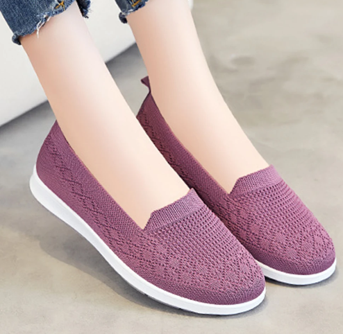 BS Knit Slide | Ademende instap sneaker met ergonomische zool voor dames