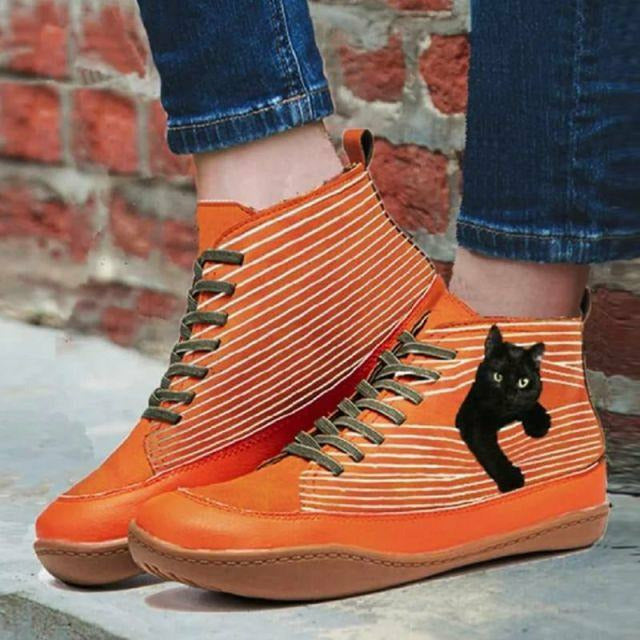 BS Cat Walk | Leuke sneakers met katten print voor dames